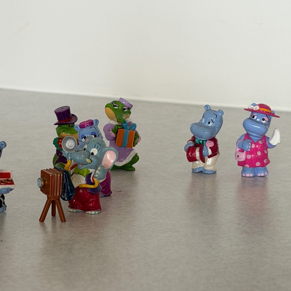 Vintage Kinder Surprise Ferrero Die Happy Hippo Hochzeit Full Set 1999 Figures - Picture 10 of 10